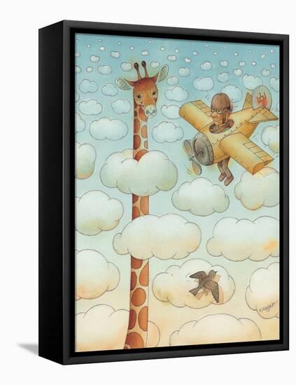 Giraffe, 2005-Kestutis Kasparavicius-Framed Premier Image Canvas