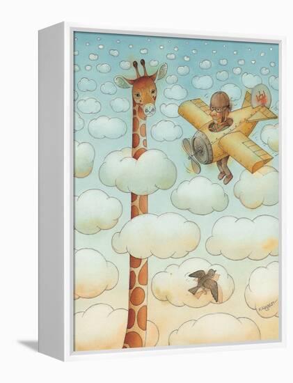 Giraffe, 2005-Kestutis Kasparavicius-Framed Premier Image Canvas