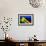 Giraffe and Moon, 2002-Julie Nicholls-Framed Giclee Print displayed on a wall