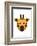 Giraffe - Animaru Cartoon Animal Print-Animaru-Framed Giclee Print