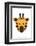 Giraffe - Animaru Cartoon Animal Print-Animaru-Framed Giclee Print