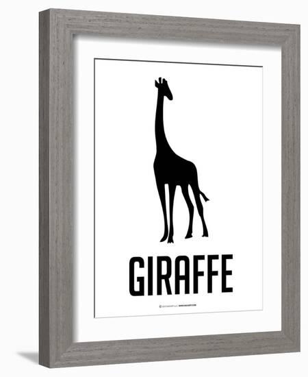 Giraffe Black-NaxArt-Framed Art Print