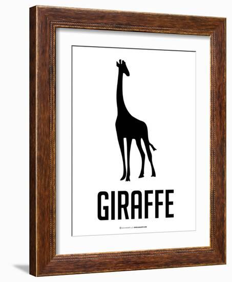 Giraffe Black-NaxArt-Framed Art Print