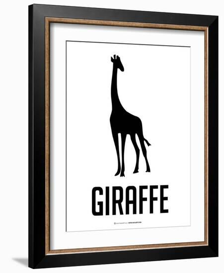 Giraffe Black-NaxArt-Framed Art Print