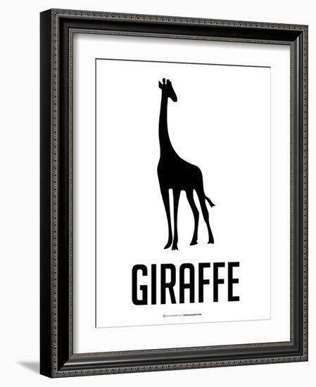 Giraffe Black-NaxArt-Framed Art Print