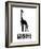 Giraffe Black-NaxArt-Framed Art Print