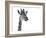 Giraffe Expressionism-SD Smart-Framed Photographic Print