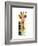 Giraffe Giselle-Lucy Cloud-Framed Art Print