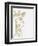 Giraffe Gold-Pam Varacek-Framed Premium Giclee Print