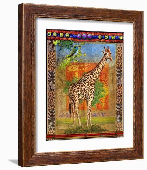 Giraffe I-Chris Vest-Framed Art Print