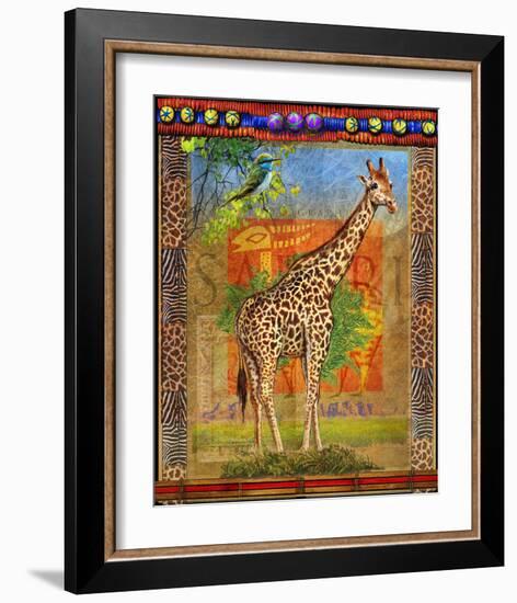 Giraffe I-Chris Vest-Framed Art Print