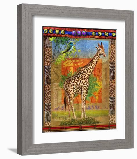 Giraffe I-Chris Vest-Framed Art Print