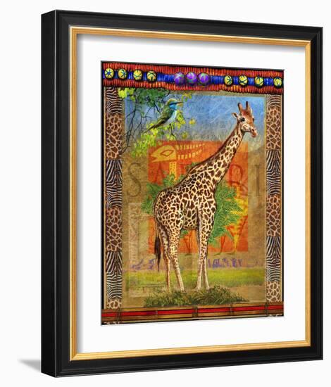 Giraffe I-Chris Vest-Framed Art Print