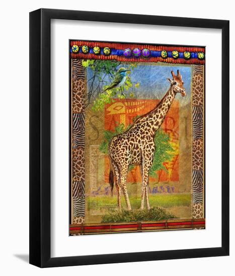 Giraffe I-Chris Vest-Framed Art Print