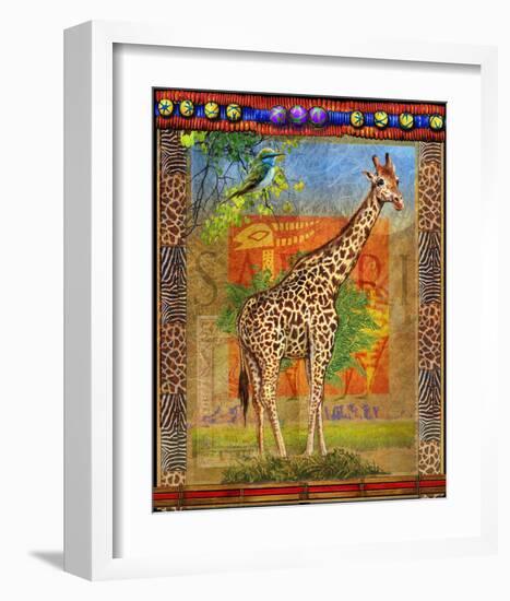 Giraffe I-Chris Vest-Framed Art Print