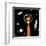 Giraffe in Space-Evgeny Bakal-Framed Art Print