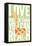 Giraffe - Infant Sentiment - Green-Lantern Press-Framed Stretched Canvas