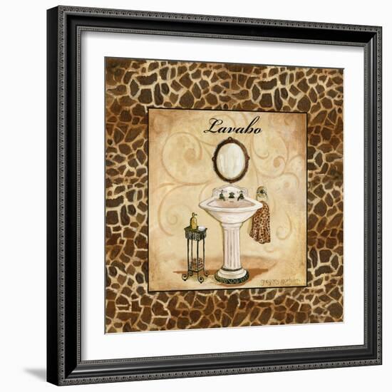 Giraffe Lavabo-Gregory Gorham-Framed Premium Giclee Print