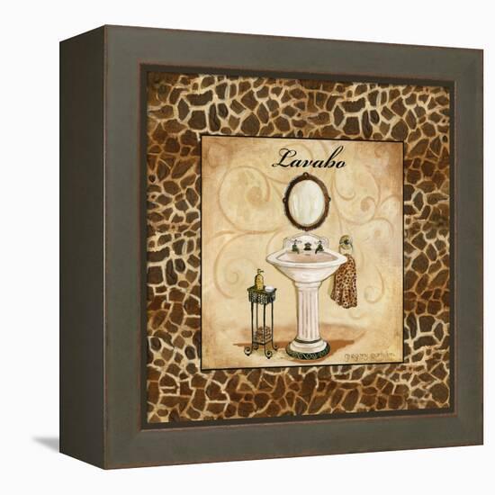 Giraffe Lavabo-Gregory Gorham-Framed Stretched Canvas