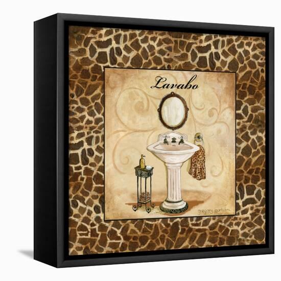 Giraffe Lavabo-Gregory Gorham-Framed Stretched Canvas