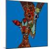 Giraffe Love-Sharon Turner-Mounted Art Print