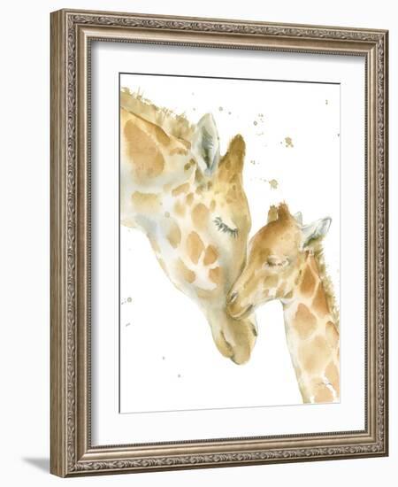 Giraffe Love-Katrina Pete-Framed Art Print