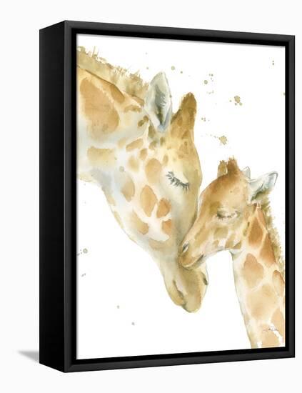 Giraffe Love-Katrina Pete-Framed Stretched Canvas