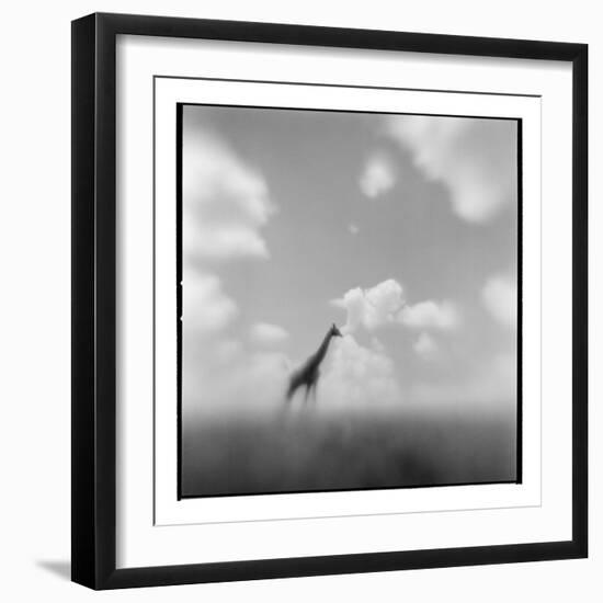 Giraffe, Masai Mara Game Reserve, Kenya-Paul Souders-Framed Photographic Print