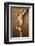 Giraffe Mother's Kiss-null-Framed Premium Giclee Print