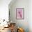 Giraffe pink bubblegum-Sarah Manovski-Framed Giclee Print displayed on a wall