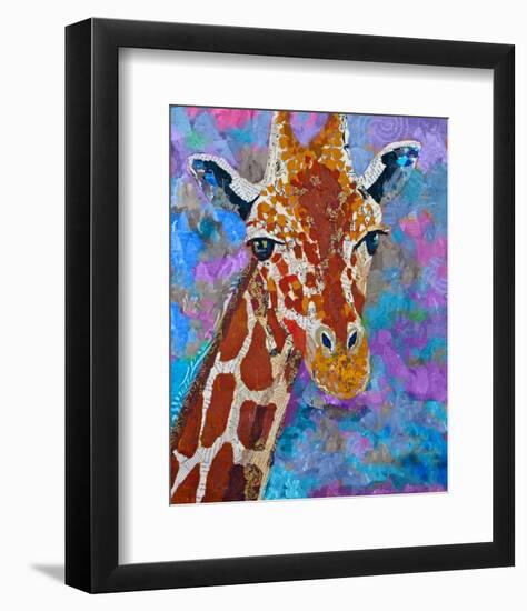 Giraffe Retouched-null-Framed Premium Giclee Print