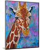 Giraffe Retouched-null-Mounted Art Print