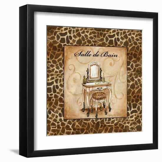 Giraffe Salle de Bain-Gregory Gorham-Framed Art Print