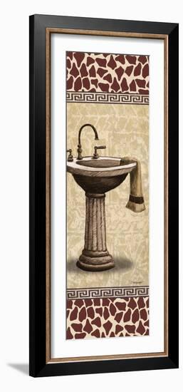 Giraffe Sink-Todd Williams-Framed Photographic Print