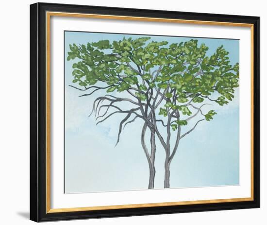 Giraffe Tree-Gaetan Caron-Framed Giclee Print