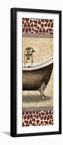 Giraffe Tub-Todd Williams-Framed Photographic Print