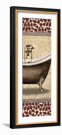 Giraffe Tub-Todd Williams-Framed Photographic Print