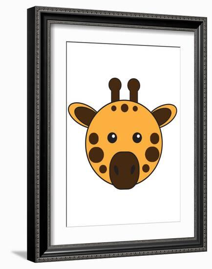 Giraffe-null-Framed Art Print