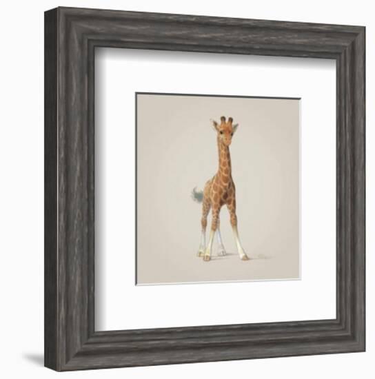 Giraffe-John Butler Art-Framed Art Print