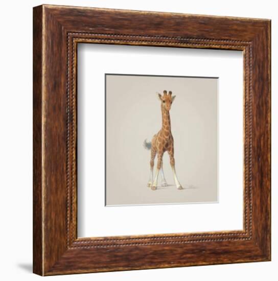 Giraffe-John Butler Art-Framed Art Print