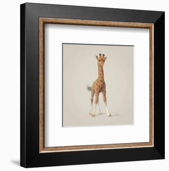 Giraffe-John Butler Art-Framed Art Print