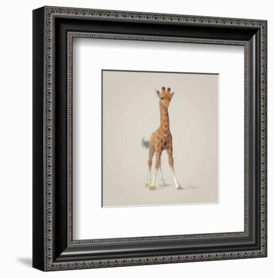 Giraffe-John Butler Art-Framed Art Print