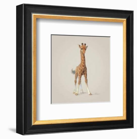 Giraffe-John Butler Art-Framed Art Print