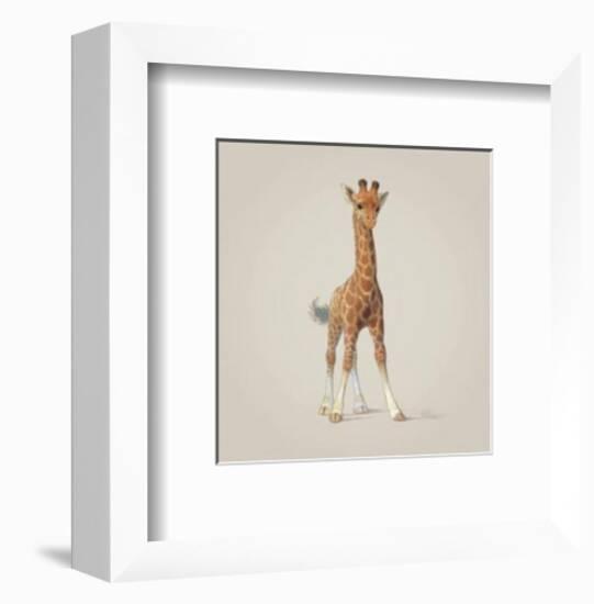 Giraffe-John Butler Art-Framed Art Print