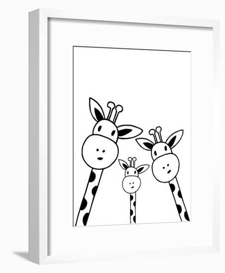 Giraffe-Nanamia Design-Framed Art Print