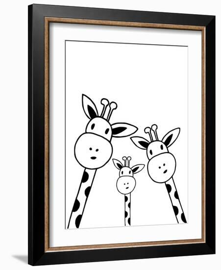 Giraffe-Nanamia Design-Framed Art Print