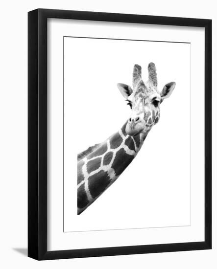 Giraffe-null-Framed Art Print