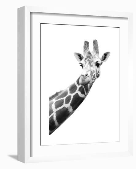 Giraffe-null-Framed Art Print