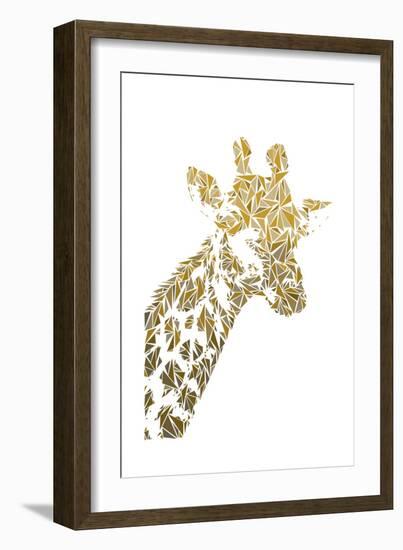 Giraffe-Cristian Mielu-Framed Art Print