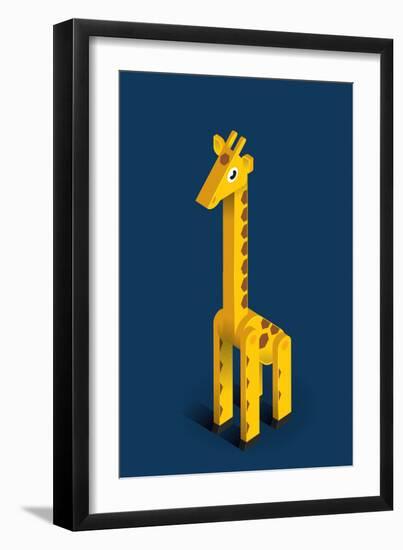 Giraffe-Bo Virkelyst Jensen-Framed Art Print